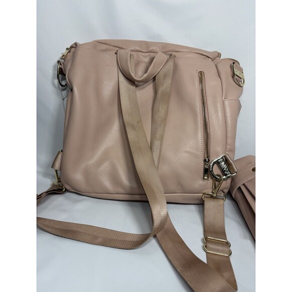 Fawn Design Diaper Bag Backpack Blush Pink Changing Pad Minimalist Diaper Bag